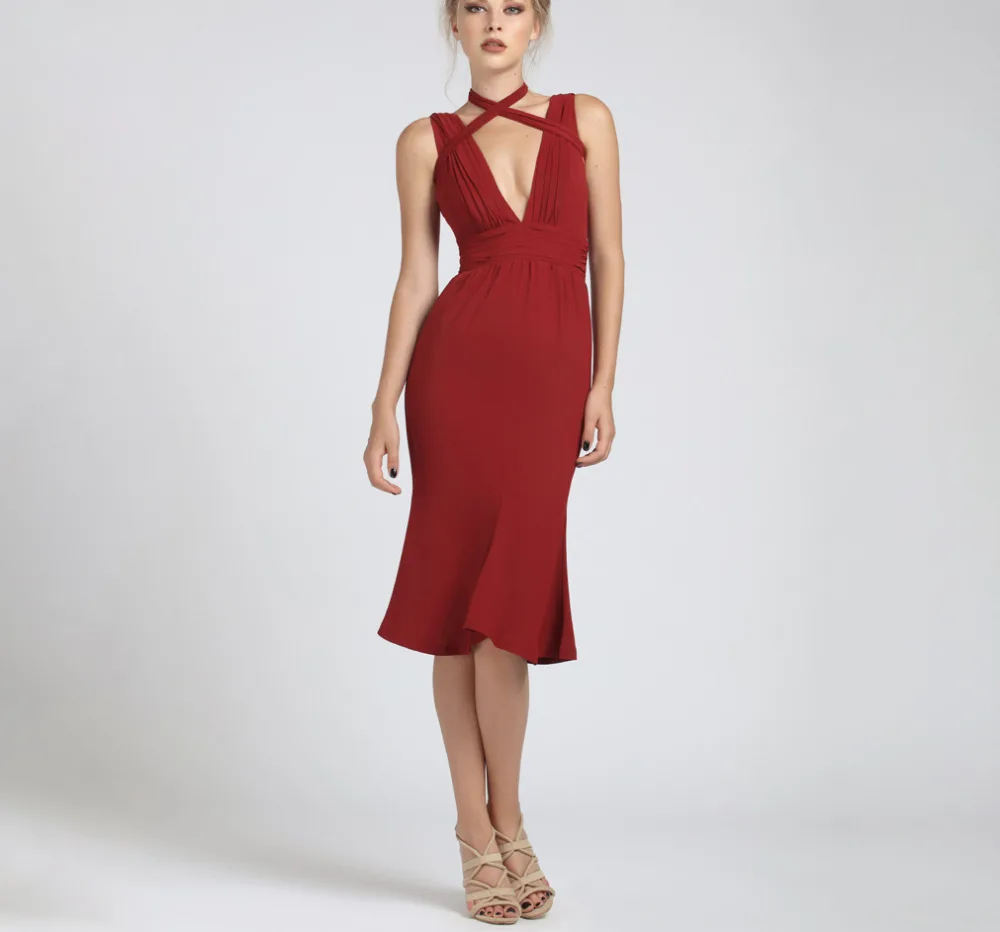 DARLA DRESS WINE-1 