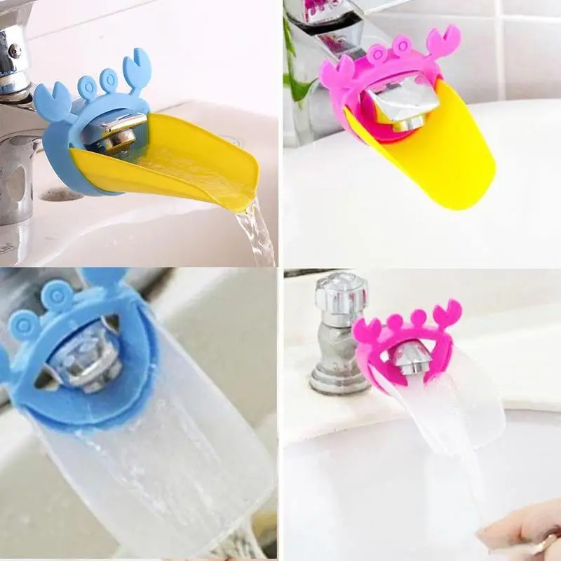 Hot New Bathroom Faucet Extender Cartoon Baby Hand-washing Device Children's Guide Sink Faucet Extension Bathroom Accessories Hot New Bathroom Faucet Extender Cartoon Baby Hand-washing Device Children's Guide Sink Faucet Extension Bathroom Accessories