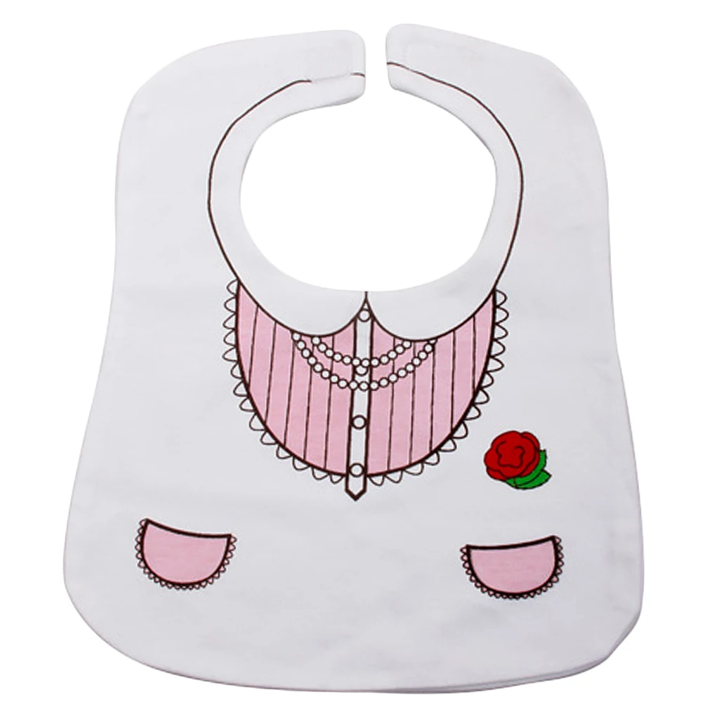 Hot Sale One Piece Cute Tuxedo Toddler Baby Infant Bib Feeding Baby Bibs Burp Cloths 5Kinds