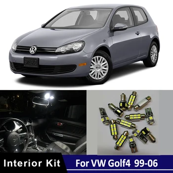 

Oxilam 12Pcs Canbus LED Lamp Car Bulbs Interior Package Kit For 1999-2006 Volkswagen VW Golf 4 MK4 Map Dome Trunk Door Lights