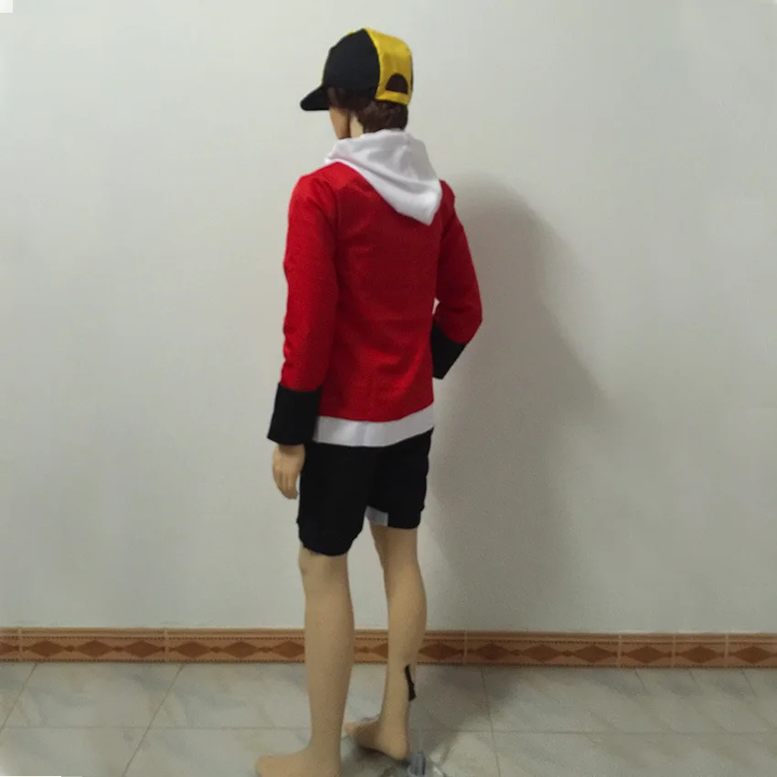 Quente ethan feito sob encomenda uniforme vermelho anime cosplay traje