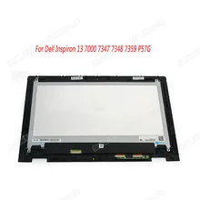 Volle LCD Display Touch Digitizer-bildschirm Montage + Lünette LP133WH2-SPB1 NV133FHM-N45 Für Dell Inspiron 13 7000 7347 7348 7359 P57G
