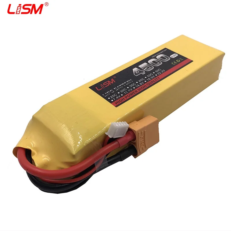 RC Quadrotor LiPo battery 14.8V 4500mAh 40-80C 4S For RC Airplane Helicopter Drone AKKU Car Truck Li-ion battery #20y72 RC Quadrotor LiPo battery 14.8V 4500mAh 40-80C 4S For RC Airplane Helicopter Drone AKKU Car Truck Li-ion battery #20y72