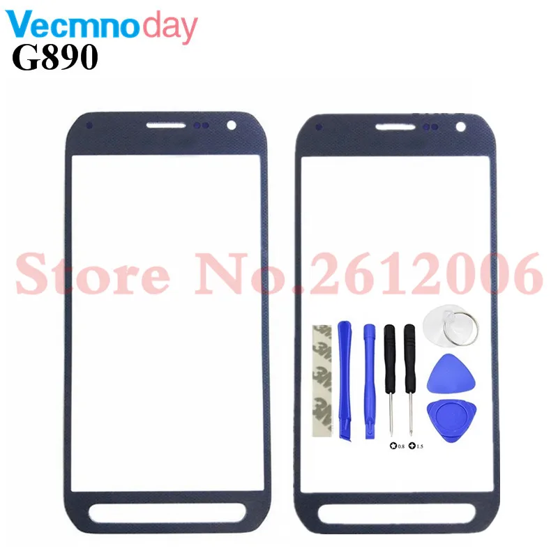 

Vecmnoday 5.1" Touchscreen For Samsung Galaxy S6 Active G890 Front Glass Touch Screen Outer Panel Repair Part