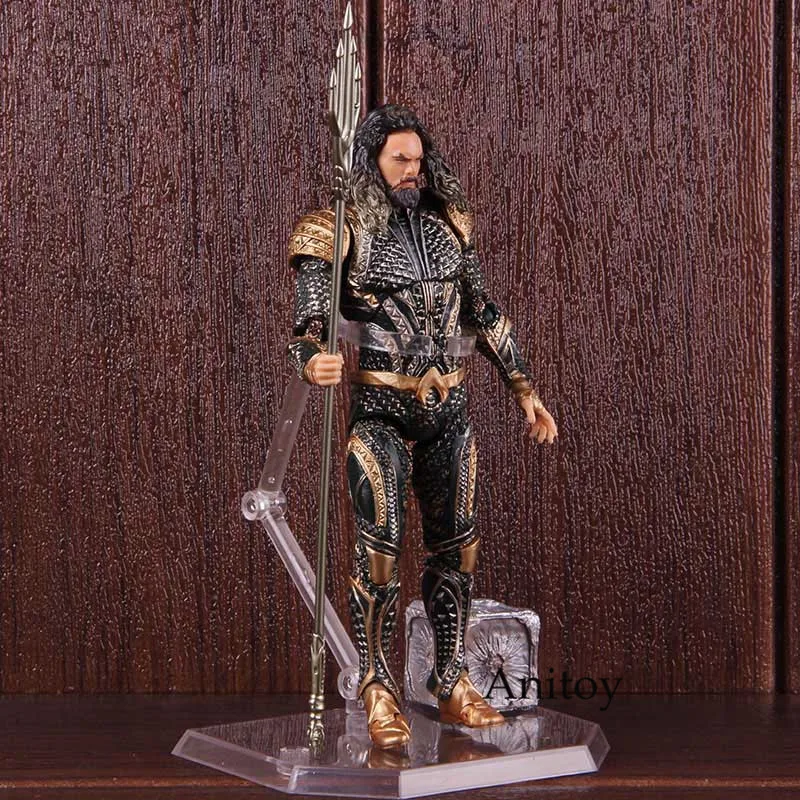 DC Comic Aquaman Figure Justice League Arthur Curry Mafex Action Figure Collectible Model Toy