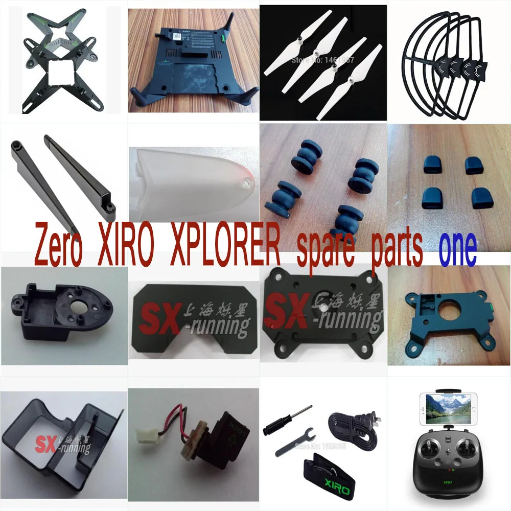 

ZEROTECH Zero XIRO XPLORER RC Quadcopter Spare parts V / G propellers blade guard landing gear body shell Shock absorber etc
