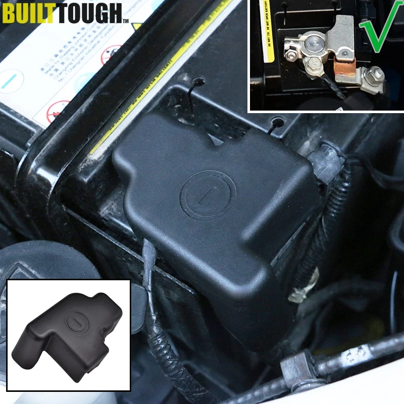 

Car Engine Battery Anode Negative Electrode Pole Terminal Protective Cover For Opel Vauxhall Mokka X Corsa E Adam 2014-2017 2018