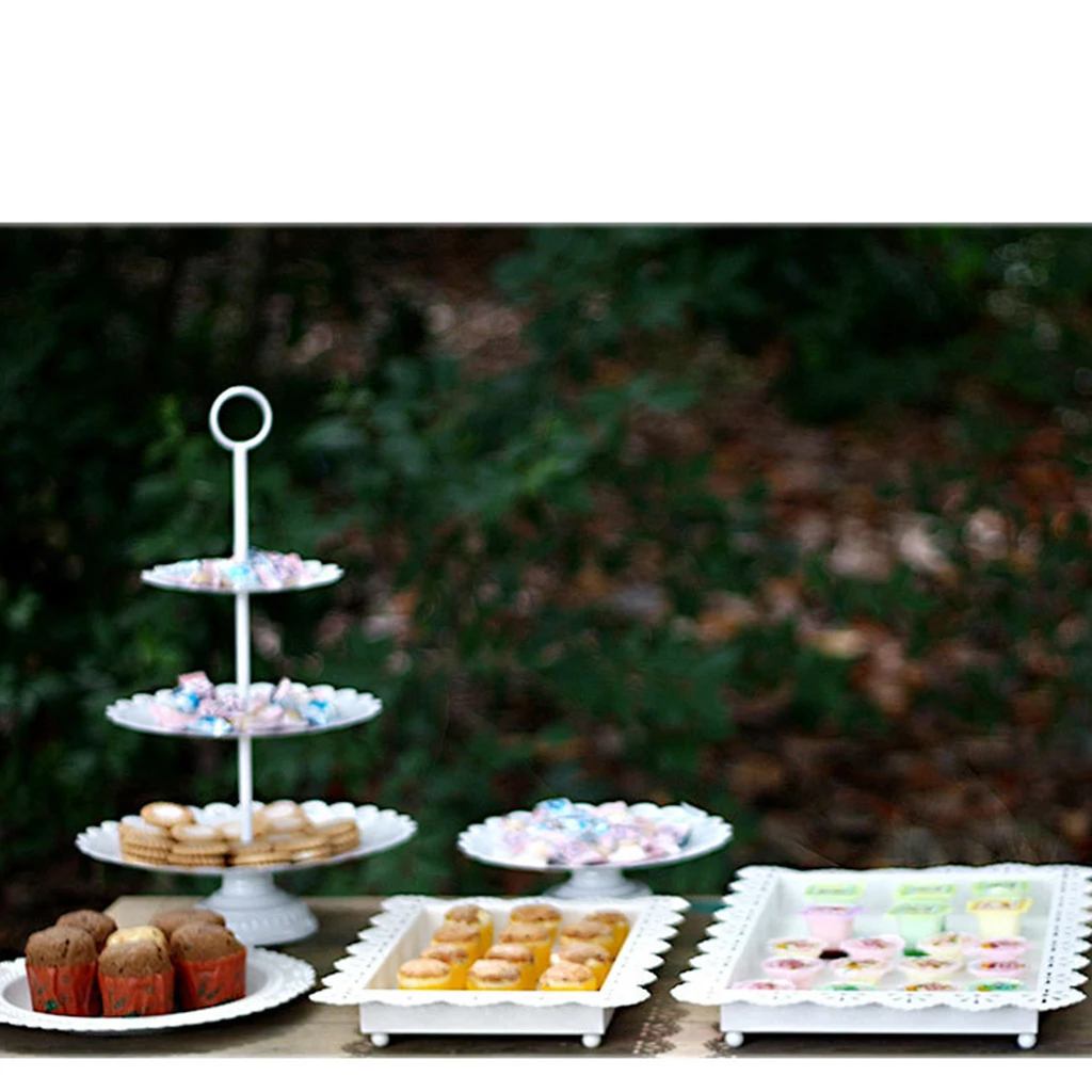 Cake Display 2tier Cake Stand Afternoon Tea Wedding Plates Party Home Tableware Display Home Furniture Diy Goldenvillainn Com