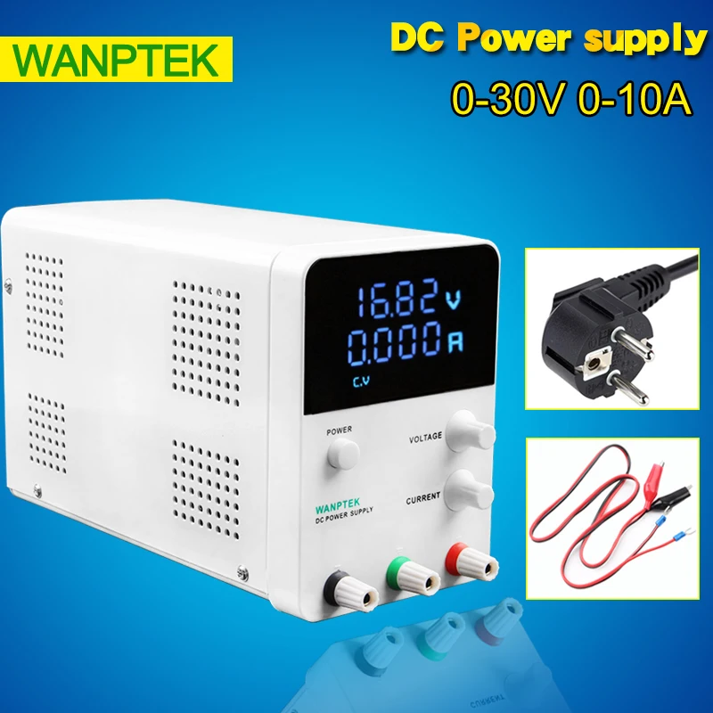 

Mini LED Digital Adjustable Switching Power Supply input 220v 0-30V0-10A DC Power Supply GPS3010D Laboratory Power Supply Source