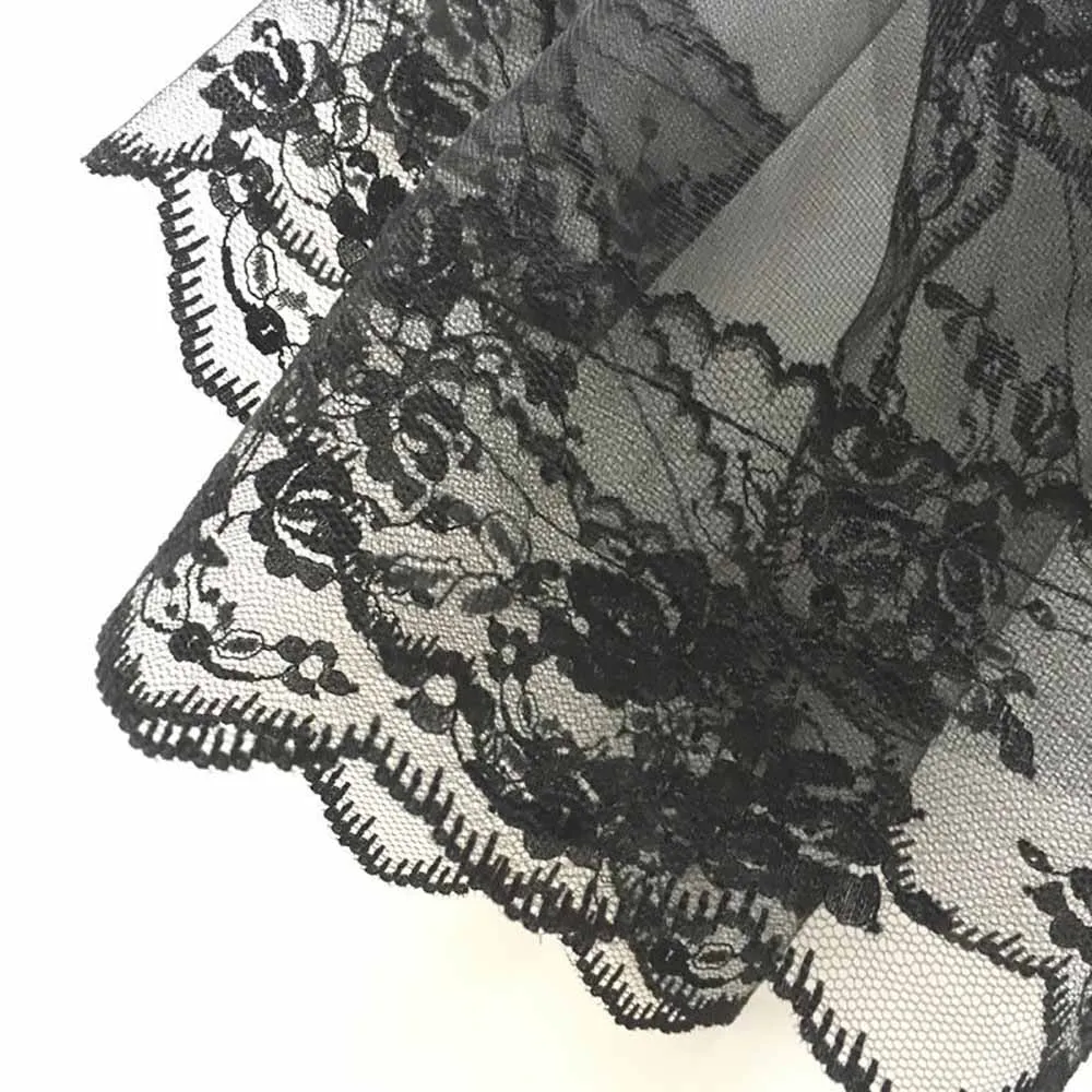 black veil fancy dress