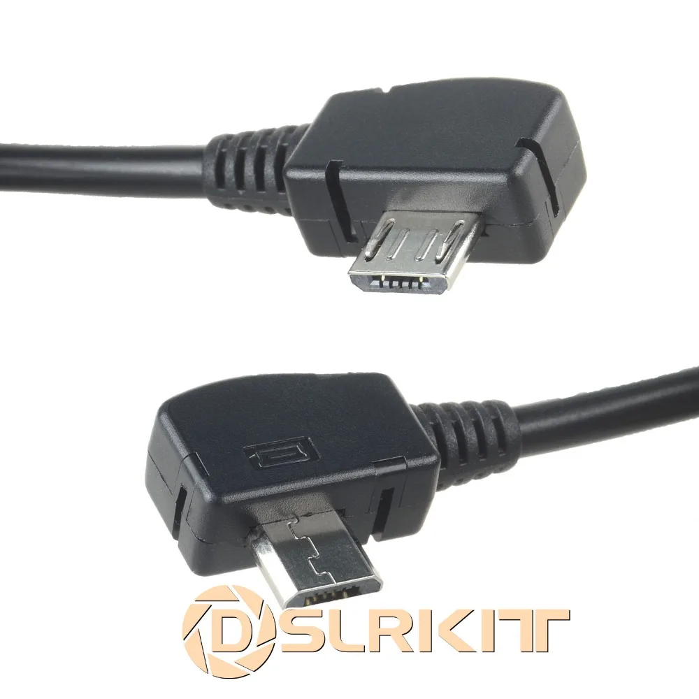 3 м 22AWG под прямым углом(правая сторона Интерфейс) Micro Зарядка через usb кабель Шнур