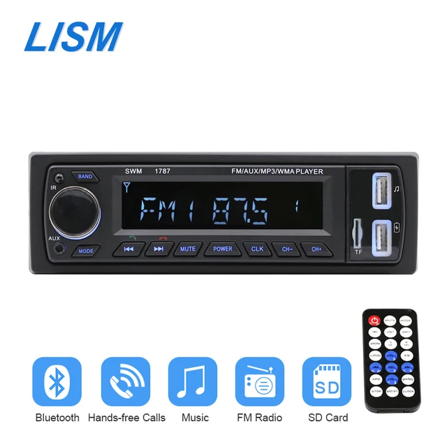Best Price LISM Car Bluetooth Autoradio Stereo Car Radio 1 Din FM Aux Input Receiver Car Audio Music SD USB MP3 Player MMC WMA Car Radio Best Price LISM Car Bluetooth Autoradio Stereo Car Radio 1 Din FM Aux Input Receiver Car Audio Music SD USB MP3 Player MMC WMA Car Radio