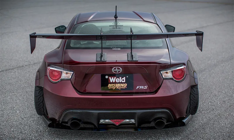 Universal Voltex Type 7 SWAN NECK Rear GT Wing Spoiler FRP  (47)