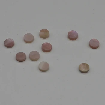 

10Pcs/set Acoustic Guitar Fretboard Mark Dots Pink Pearl Shell Inlay Fingerboard Diameter 6mm Guitar Accessories Parts