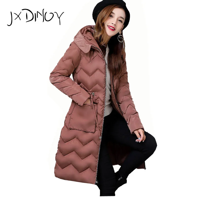 

Women 2017 Fashion Winter Jacket Big pocket Thick Warm Female Plus Size jacket Cotton coat parkas jaqueta feminina inverno