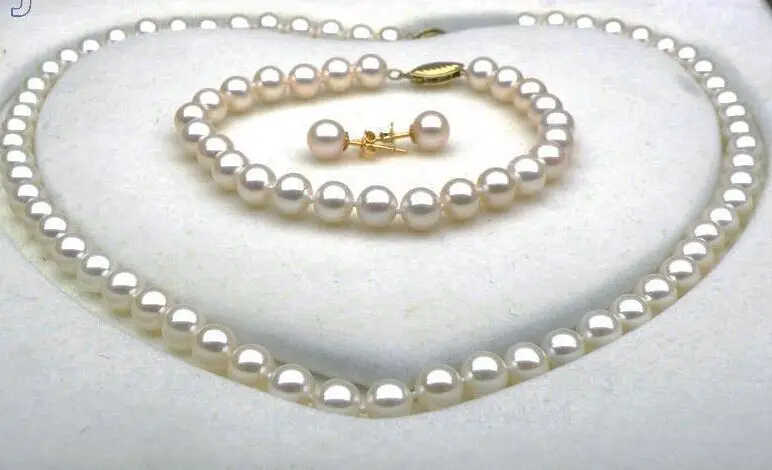 

10-11mm natural south seas pearl necklaces bracelet earrings (9.13)