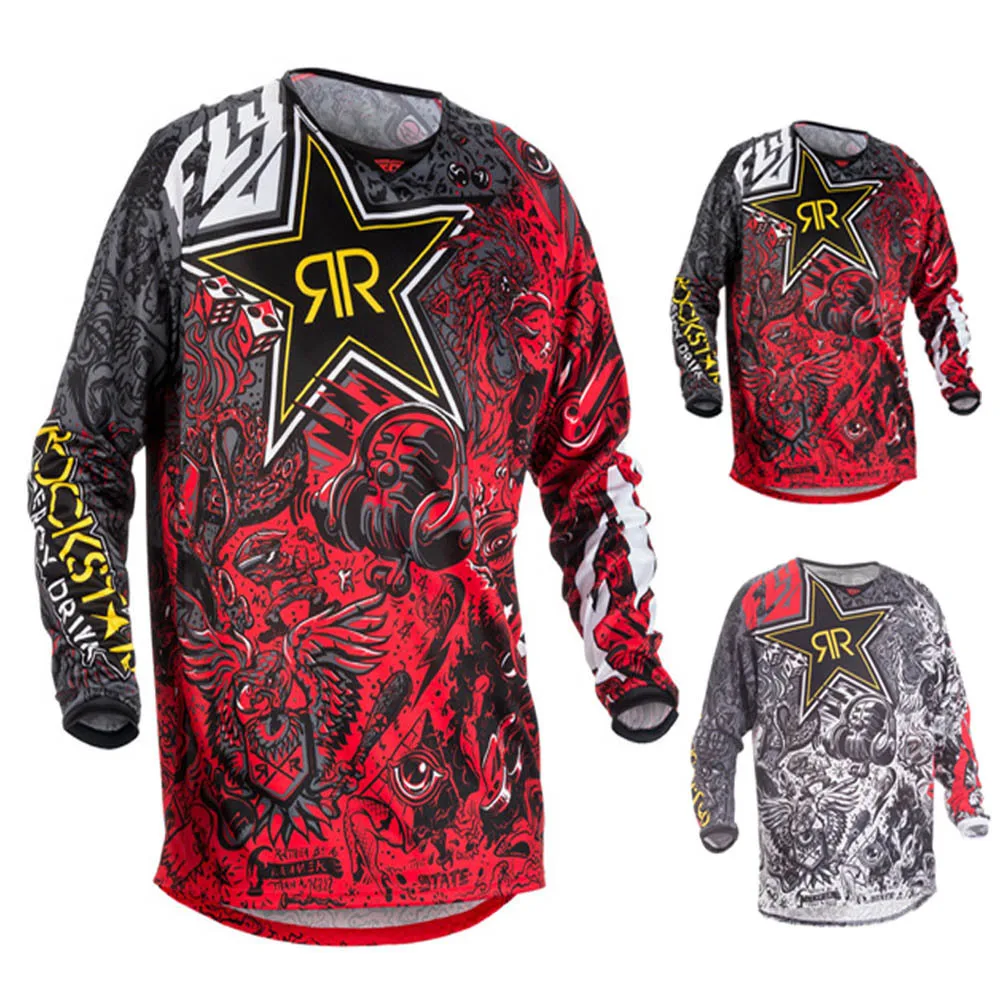 

Racing Downhill Jersey Mountain Bike Motorcycle Cycling Jersey DH Off Road Cross Shirt Ciclismo Clothes for Men MTB MX Clothes