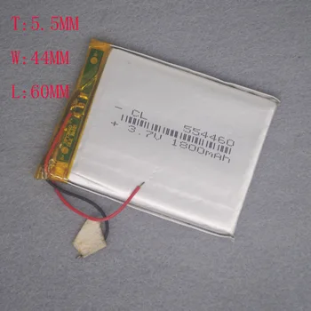 

3.7 V Polymer Lithium Battery 554460 Story Machine CarLog Cell Phone Battery Core 180mah