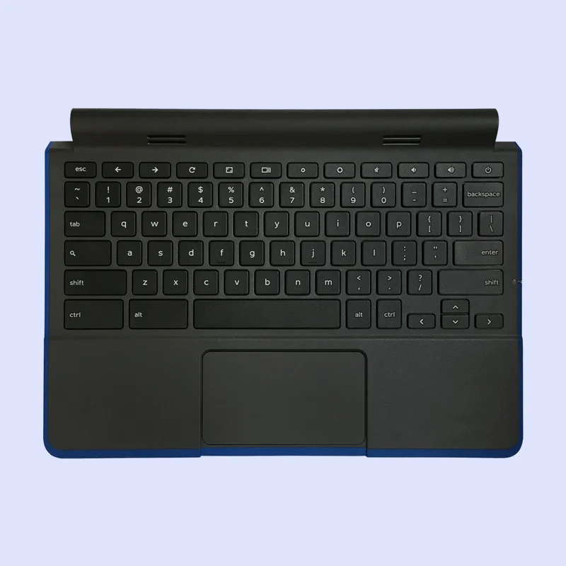 NEW Original gray and blue laptop Palmrest Upper case with US Version Keyboard for Dell Chromebook 11 3120