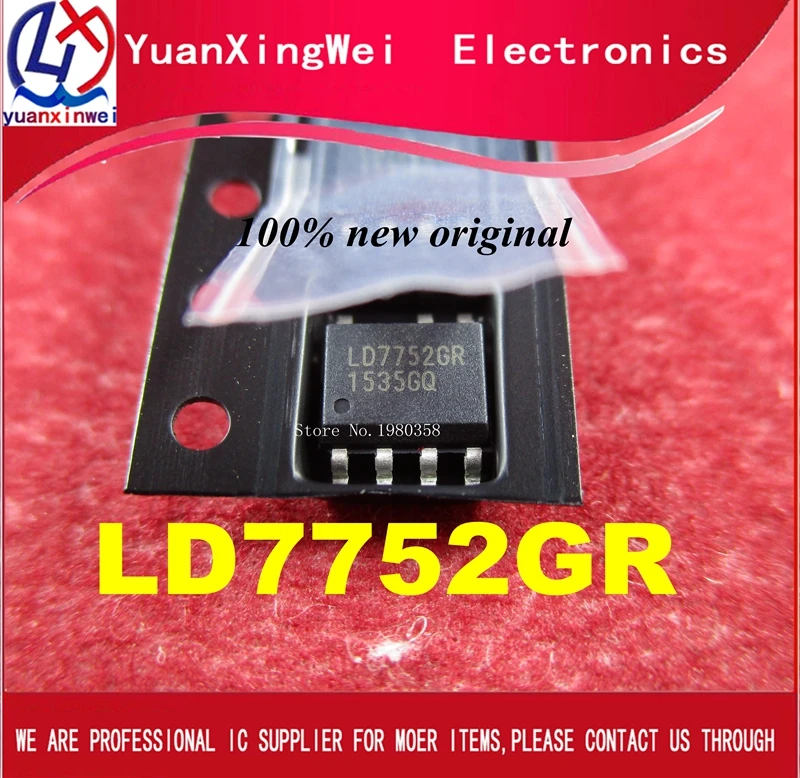 

Free shipping,10pcs New and origianl Ld7752 LD7752GR sop8