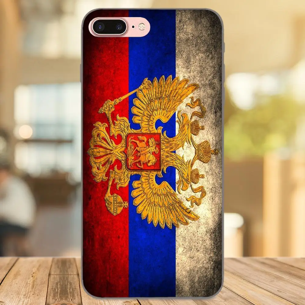 Флаг Российской Федерации для Huawei nova 2 Plus 2S 3i 4 Y3 Y5 II Y6 Y7 Y9 Lite Prime 2017 2018 2019 мягкий