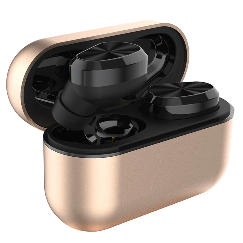 Мини Близнецы Bluetooth V5.0 гарнитура спортивные беспроводные наушники 3D стерео наушники мини вкладыши двойной микрофон с зарядным устройством