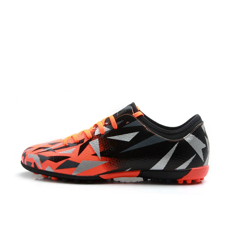 TIEBAO E76516 Color Sky Blue,Fluorescein Green Orange Soccer Shoes