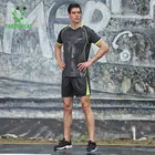 Running Sets Men Running Shirts Breathable Gym Tank Top Quick Dry Sets for Men Fitness Athletic Gym Sport Sets