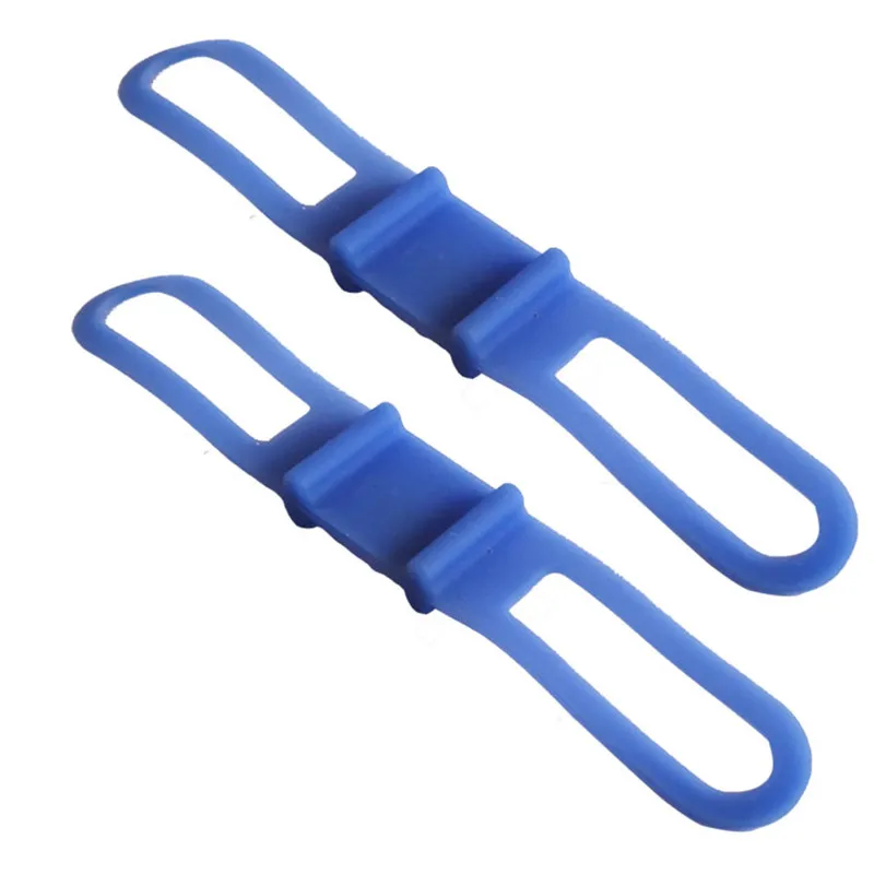 

2PCS/LOT Bike Handlebar Fasten Band Rope Cycling Silicone Gel Handlebar Straps Bike Flashlight Phone Fixing Elastic Tie Rope