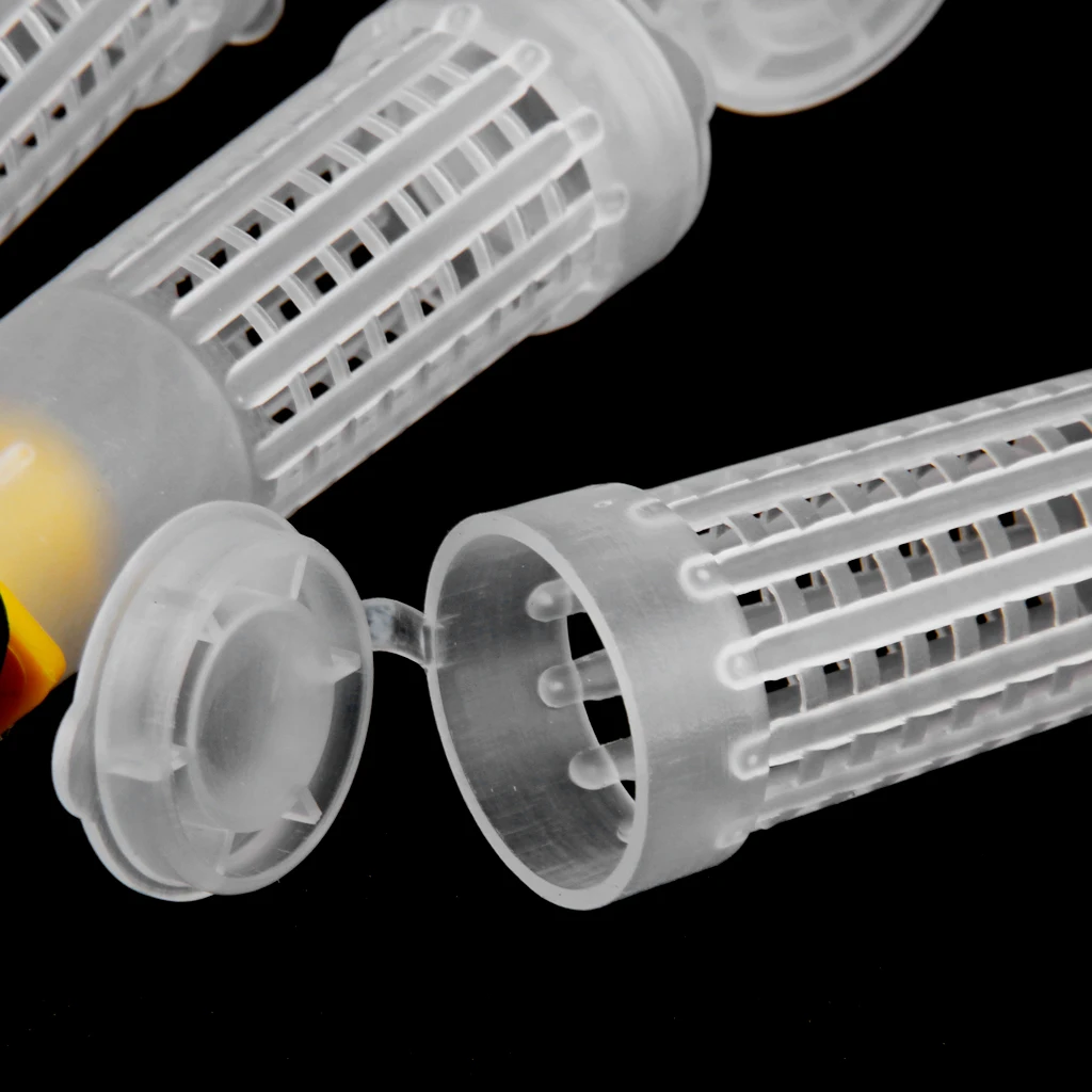 Beekeep Queen Bee Hair Roller Cages W/ Cell Cup Holder and Cell Fixtures Great Queen Bee Rearing Set Tools
