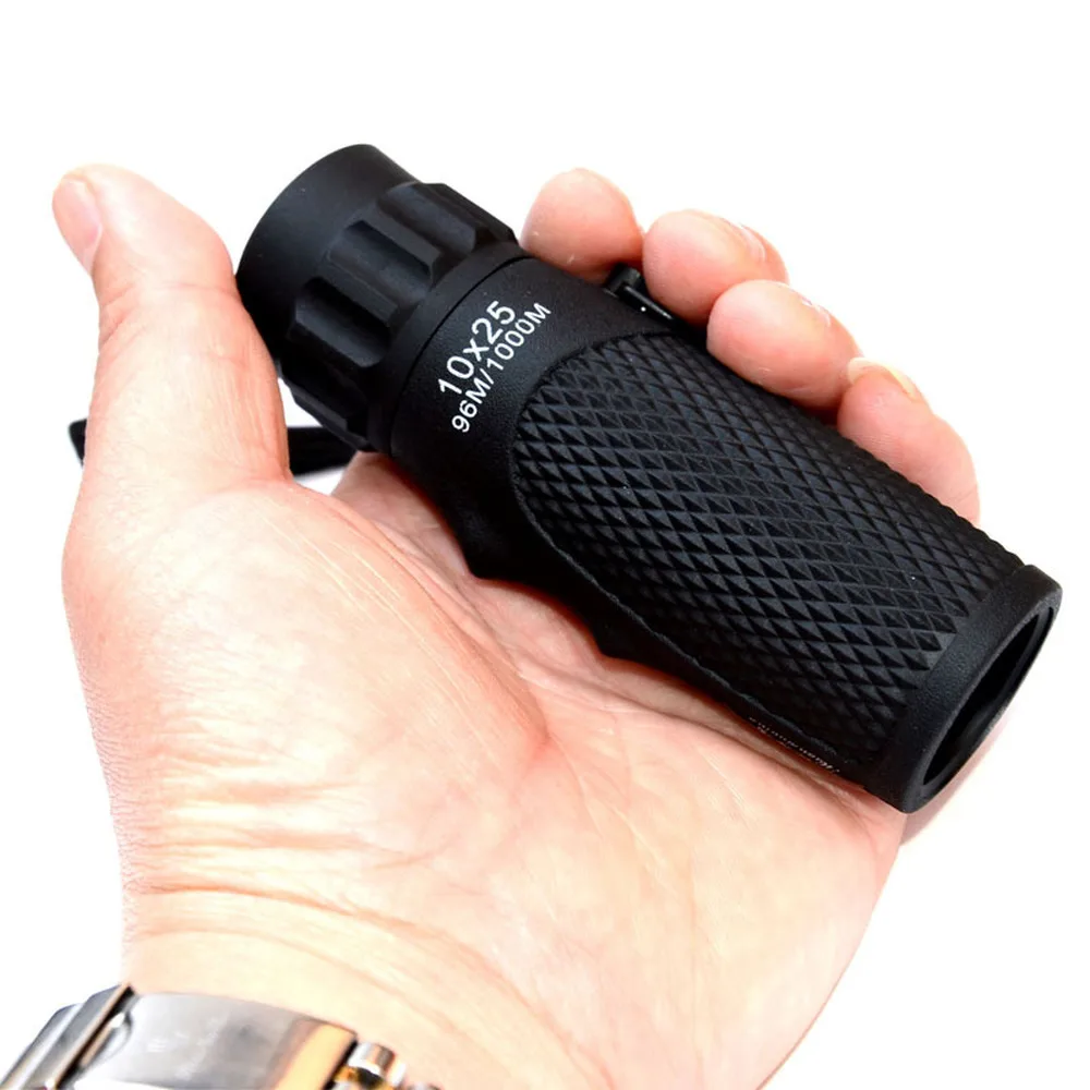 جديد 12X HD أحادي للرؤية الليلية البسيطة المحمولة تلسكوب منظار ثنائي مقاوم للماء البصرية عالية الجودة الصيد السفر مخيم الصيد