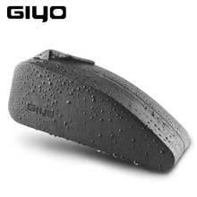 GIYO-Bolsa de bicicleta a prueba de lluvia, bolsa de tubo para cuadro delantero, triangular, para bicicleta de montaña o carretera