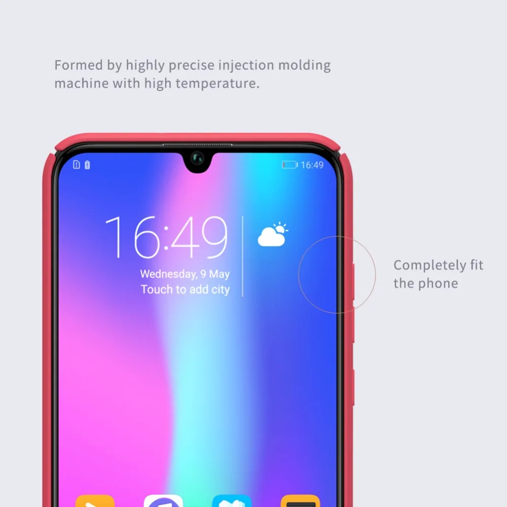 Чехол для huawei Honor 10 Lite, чехол для huawei Honor 10 Lite, чехол NILLKIN, матовый щит, Жесткий ПК, матовая задняя крышка с держателем для телефона