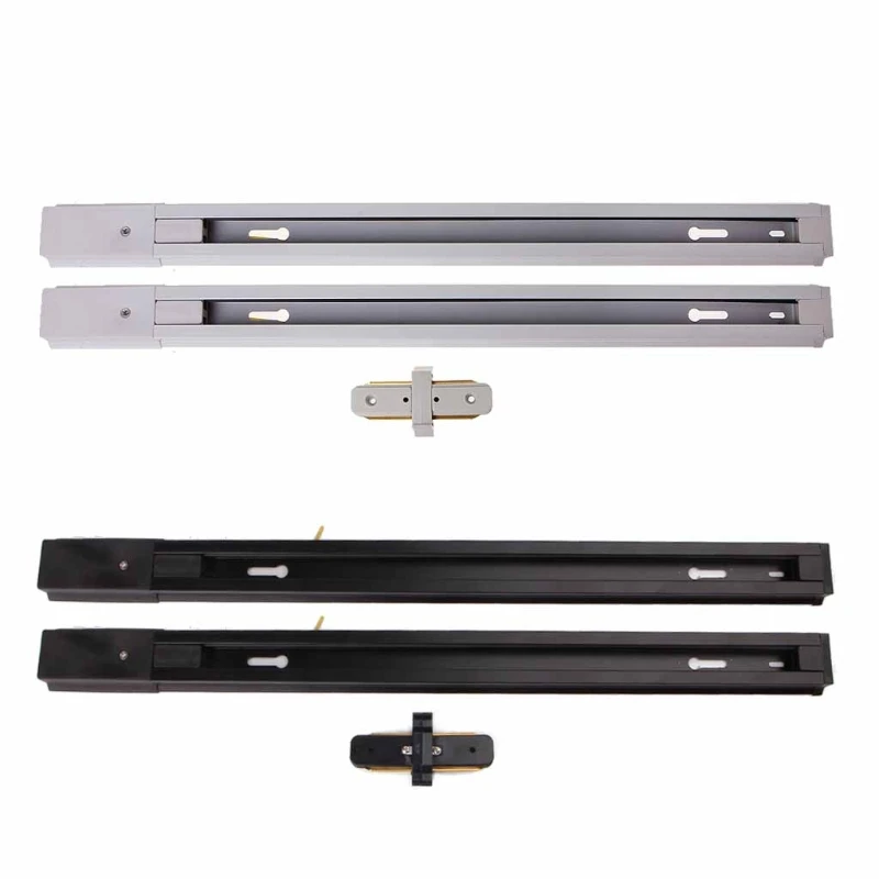 

2pcs Aluminum LED Track Light With Connector Universal Rail Aluminum Track Light