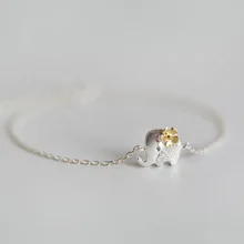 Ромашки, Новое поступление, рождественские подарки, серебряный золотой цветок, слон, браслет для женщин, девушек, прекрасные украшения, свадебные аксессуары