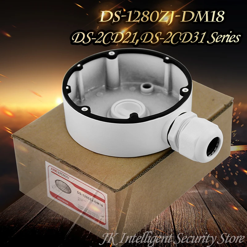 

Hikvision DS-1280ZJ-DM18 Bracket Junction Box Indoor Celling Mount for DS-2CD21 DS-2CD31 Series