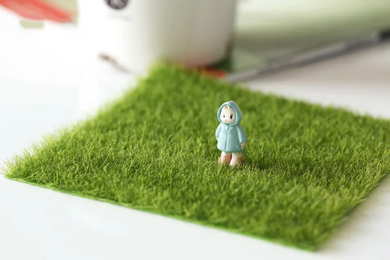 Flone Artificial PVC Grass Lawn False Moss Fake Turf Micro Landscape Decoration Accessories Home Living Room Decoration  (1)