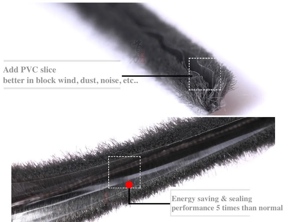 de feltro exclui o weatherstrip da pilha