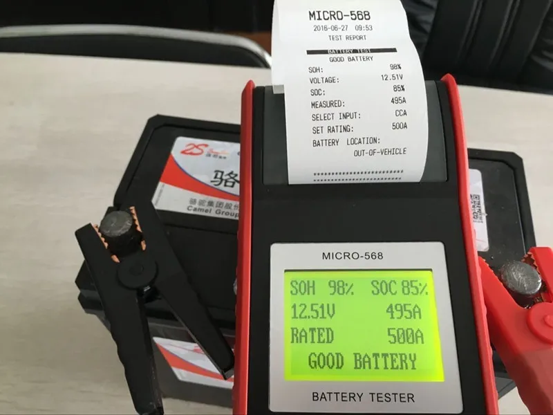 Многоязычный тестер проводимостей для аккумуляторов Lancol 200ач 2000CCA MICRO 568|battery load