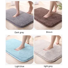 Противоскользящий коврик для ванной комнаты, машинная стирка, Мягкий впитывающий коврик из микроволокна 669