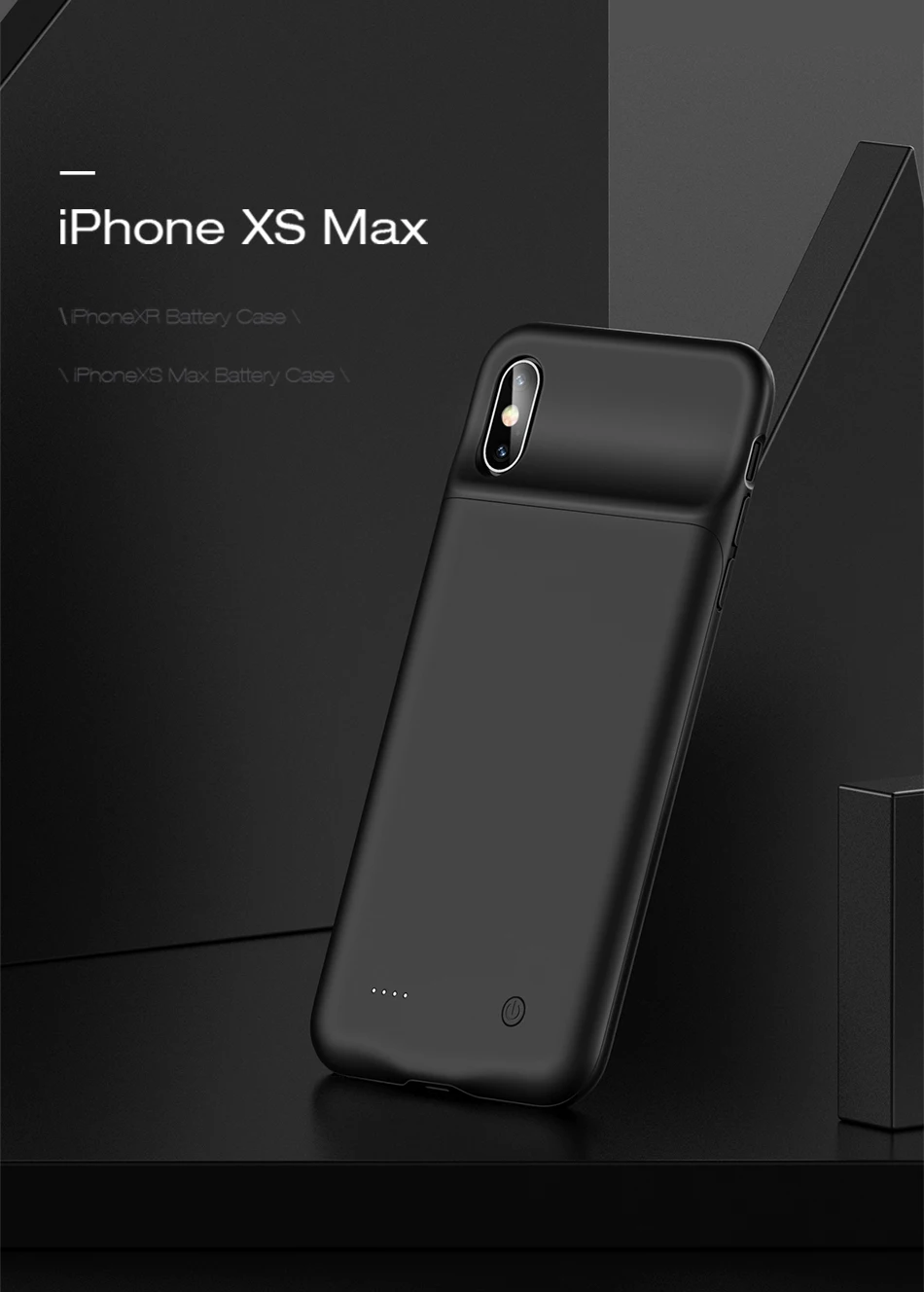 Ốp lưng siêu mỏng kiêm Pin sạc dự phòng 4000 mAh cho iPhone XS Max hiệu Usams  Rechargeable Back Case