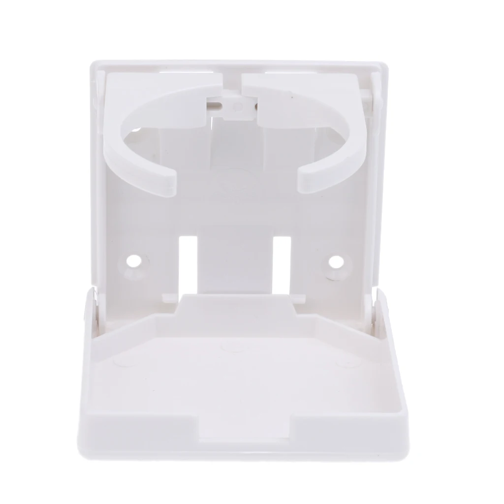1 Pc Durable Adjustable Drink Holder Cupholder Expander Adapter Folding Cup Rack for Cars Trucks Boats White Color