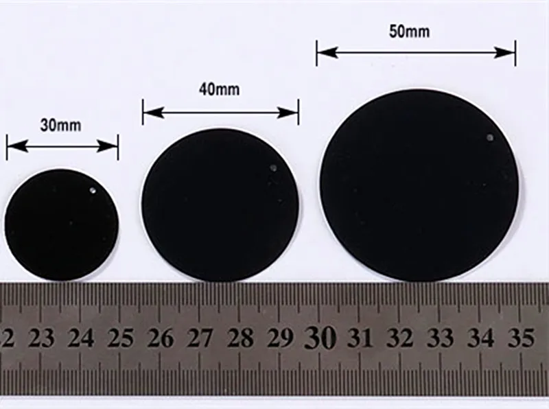 ISequins 30 мм 40 50 блестки для Craft большие круглые Блестки блестка Lentejuelas с 1 боковое