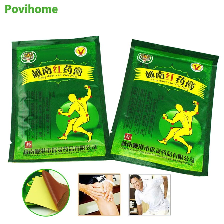16Pcs Vietnam Red Tiger Balm Plaster Pain Relief Patch Rheumatoid Lumbar Muscle Shoulder Back Massager Kneeneckback C076 huismerk kopen in de aanbieding 16Pcs Vietnam Red Tiger Balm Plaster Pain Relief Patch Rheumatoid Lumbar Muscle Shoulder Back Massager Kneeneckback C076 huismerk kopen in de aanbieding