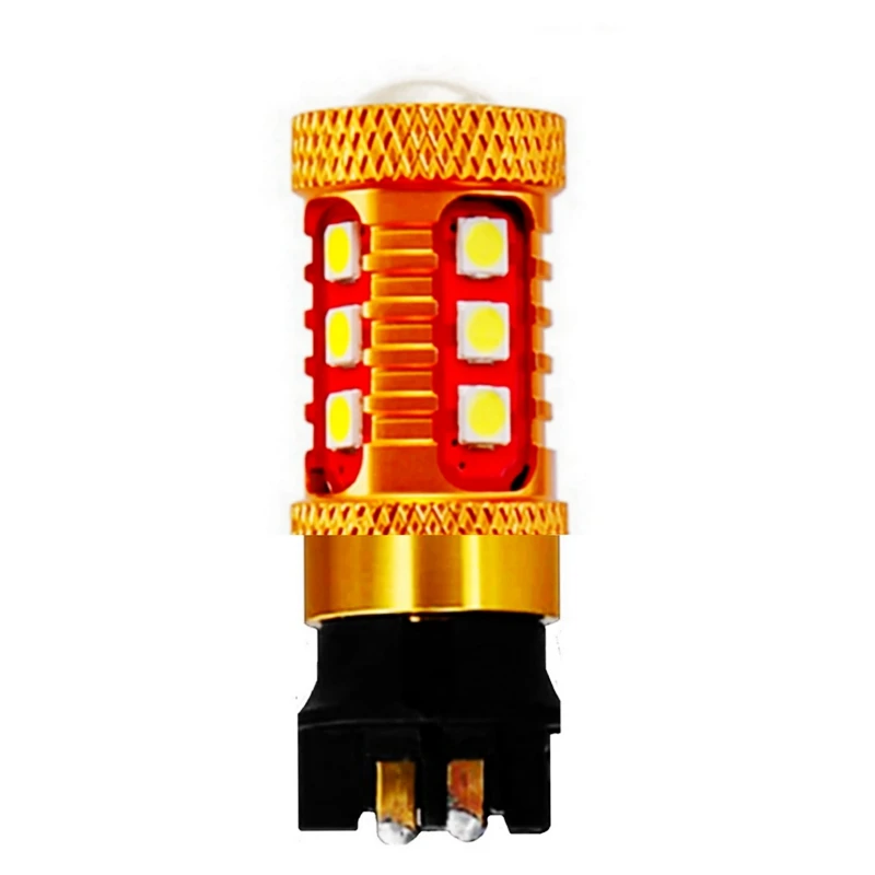 

1 Piece PSX24W H16 High Quality 15 SMD 3030 LED Auto Light Car Turn Signal Lamp Bulb White Amber Yellow