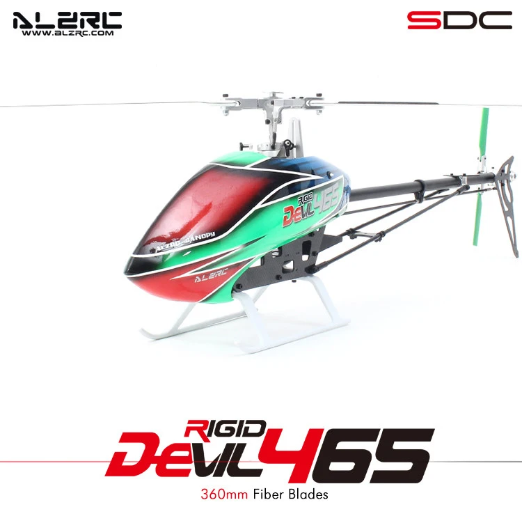 ALZRC - Devil 465 RIGID SDC/DFC KIT Silver/2015- Empty Machine/Standard Combo/Super Combo RC Helicopter drone