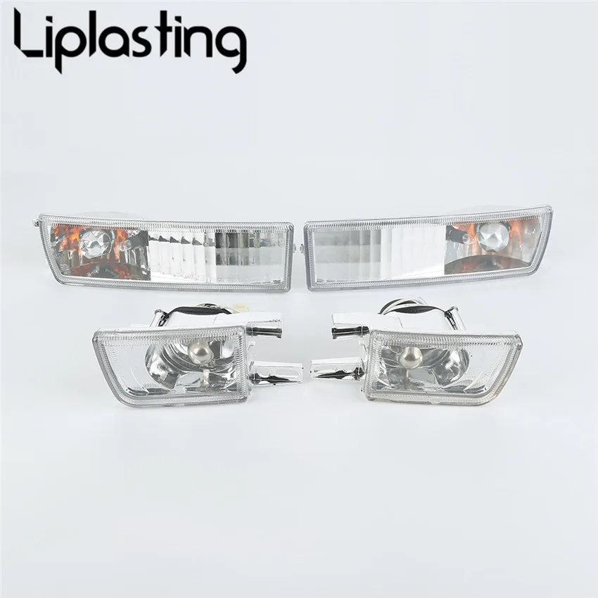 

Left &Right Durable Plastic Metal Super Bright 12V 21W Front Clear Lens Fog Light Signal Light Lamp For VW Golf 1993-1998