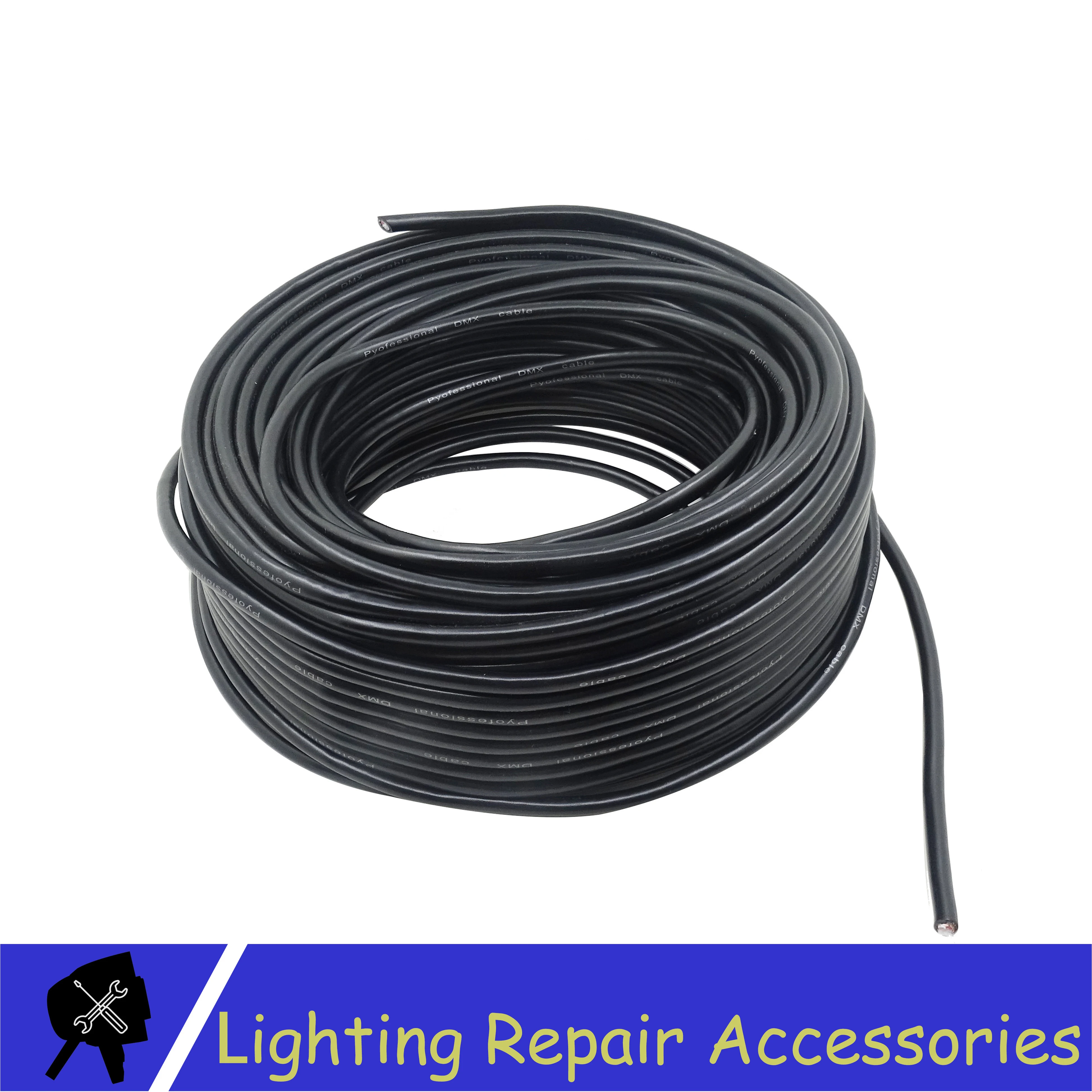 3-контактный кабель для защиты сигнала DMX 50 м/100 м/150 м/200 м/250 м/300 м/350 м/400 м/500 м