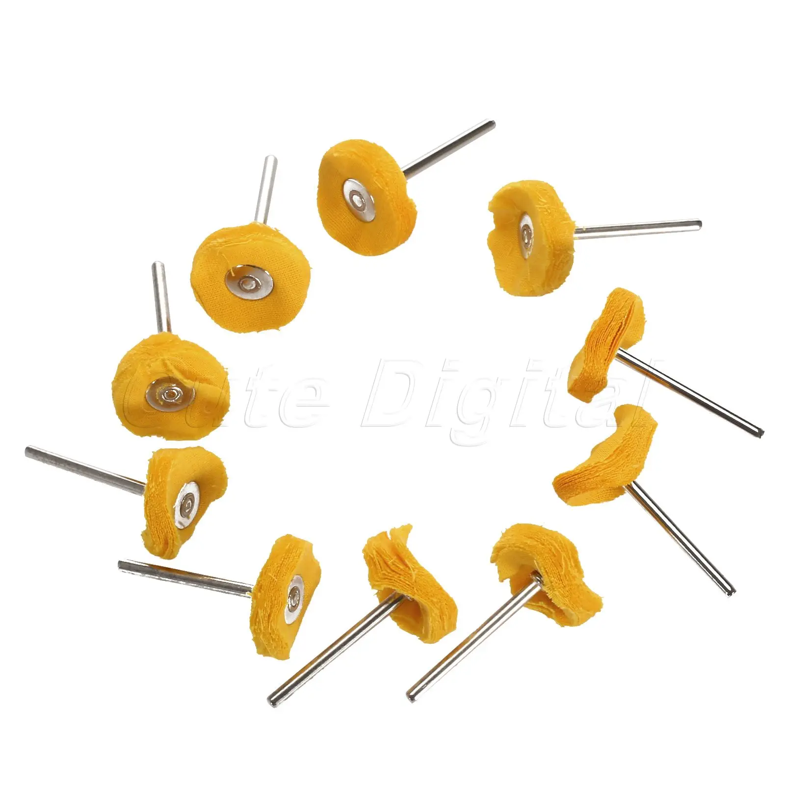 10Pcs 25*3mm polishing dremel Buffing polishing Tools Sanding Wheel Pad Dremel Fits Rotary Tool Accessories dremel accessories