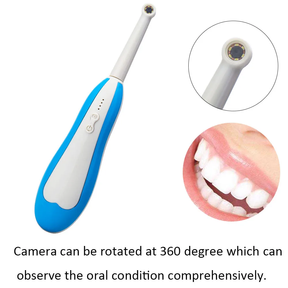 

Wireless WiFi HD Intraoral Endoscope Dental Camera LED Light Monitoring Inspection for Dentist Oral Real-time Video Dental Tools